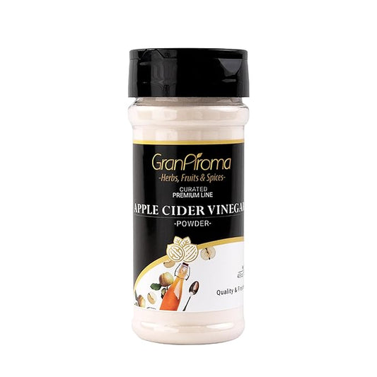 GranAroma Apple Cider Vinegar Powder, 4.8 oz, Tangy Flavor, Chips & Dips, Seasoning Powder