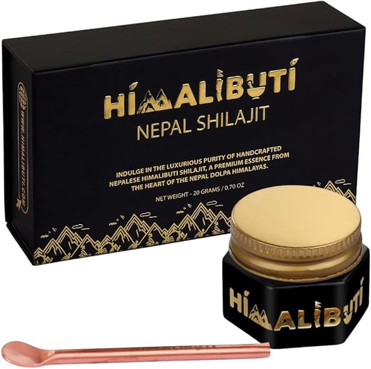 Nepal Shilajit Resin 20g,Black shilajit Resin, 85+ Trace Minerals,biolabs shilajit for Men,Mood Enhancer,WHO-GMP Certified,Testosterone Wellness nest