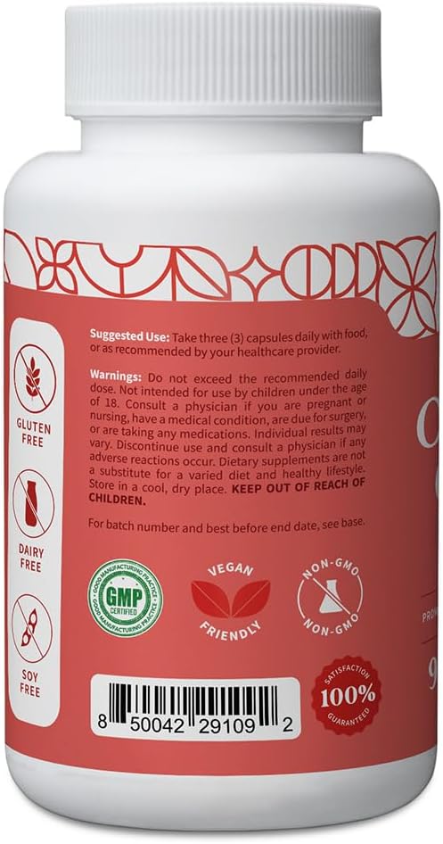 Pattern Wellness Cholesterol Complex Supplement - All-Natural Balancing Formula - Boost Overall Wellness - 3rd Party Lab Tested - 90 Vegan Capsules
