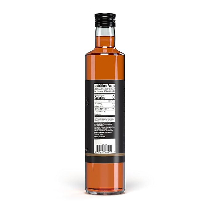 Solspring Biodynamic Red Wine Vinegar, 16.9 Fl. Oz. (500 mL), Unpasteurized, Crafted In Greece, Certified USDA Organic, Regenerative, Vegan, Gluten Free, Soy Free, Dr. Mercola