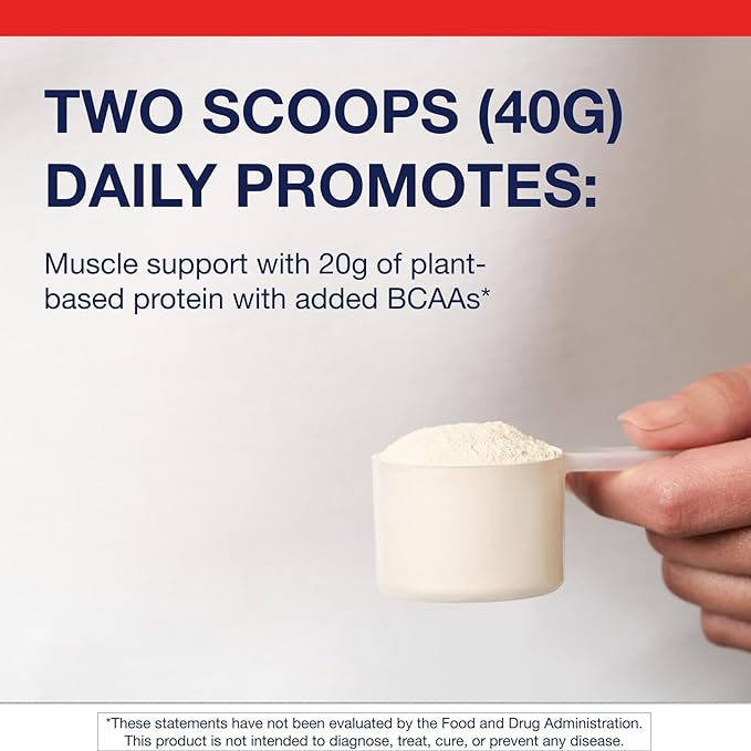 Metagenics Perfect Protein Pea & Rice - Featuring OptiProtein, a Balanced Combination of Proprietary Pea and Rice Protein with Added BCAAs - Vanilla Flavor - 30 Servings - 39.15 Oz