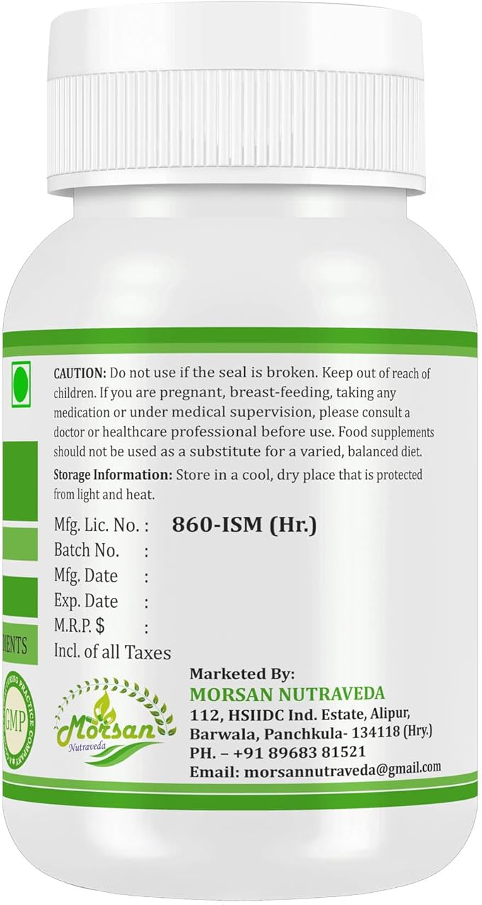 Natural and Pure Herbal Garcinia CAMBOGIA (Garcinia) Extract Capsules | Highest Potency, 100% Herbal Product | Pack of 60 X 500 mg. Veg. Capsules (Pack of 1 Jar)