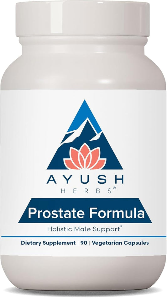 Ayush Herbs Prostate Formula - Prostate Health Supplement for Men, Saw Palmetto, Zinc, & DIM, Traditional Herbal Blend, Holistic Male Prostate Support - 90 Vegetarian Capsules
