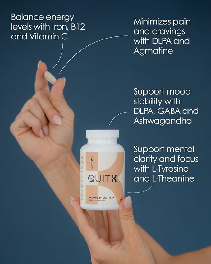 Recovery Complex – Day & Night Formula with 500 mg Ashwagandha, 90 mg Vitamin C, 120 mg Magnesium & Herbal Blend – Sleep, Energy, Stress & Mood Support – 30-Day Supply (180 Tablets)