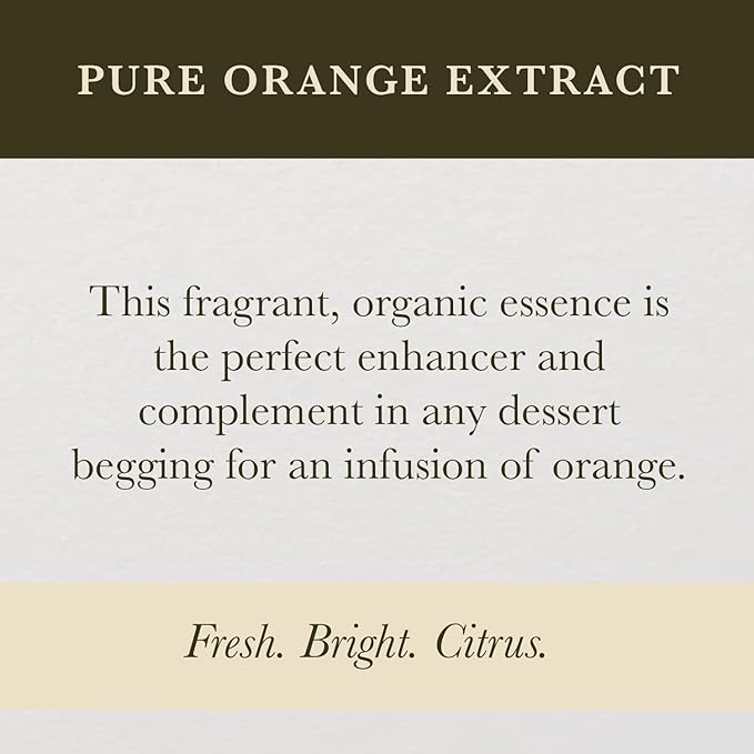 Cook's Pure Orange Extract From Florida Oranges | For Ice Cream, Cakes, Breads, Cookies and Drinks, 32 oz