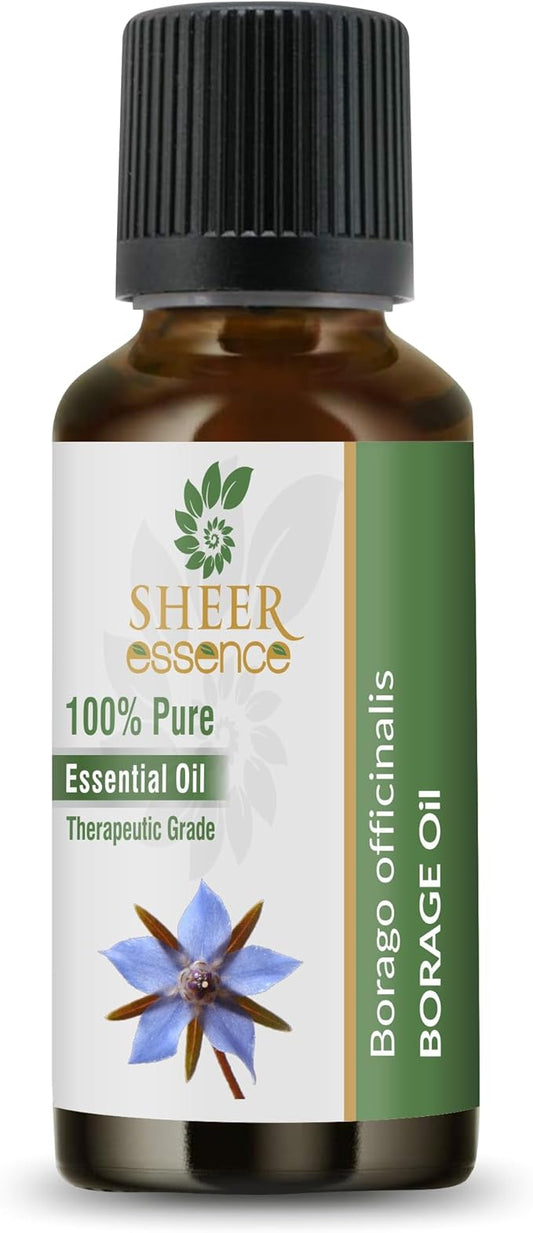 Borage - (Borago Officinalis)- Carrier Oil 100% Pure Natural Undiluted Uncut Therapeutic Grade Oil 16.90 Fl.Oz