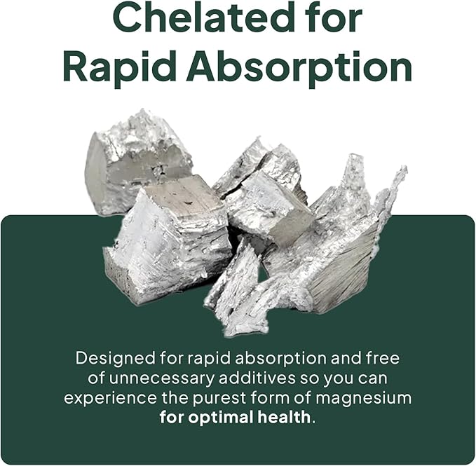 Real Magnesium Citrate - High Absorption Magnesium Supplement - Chelated Magnesium to Support Energy, Relaxation, and Regularity - 6 Pack Bulk Supply