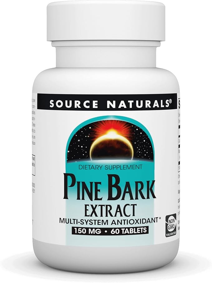 Source Naturals - Pine Bark Extract 150mg - 60 Tablets - Multi System Antioxidant*