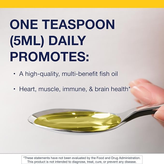 Metagenics OmegaGenics Fish Oil EPA-DHA 2400 mg - Fish Oil Supplement - High Potency - Supports Heart Health & Immune Function* - Lemon Flavor - Non-GMO & Gluten-Free - 30 Servings