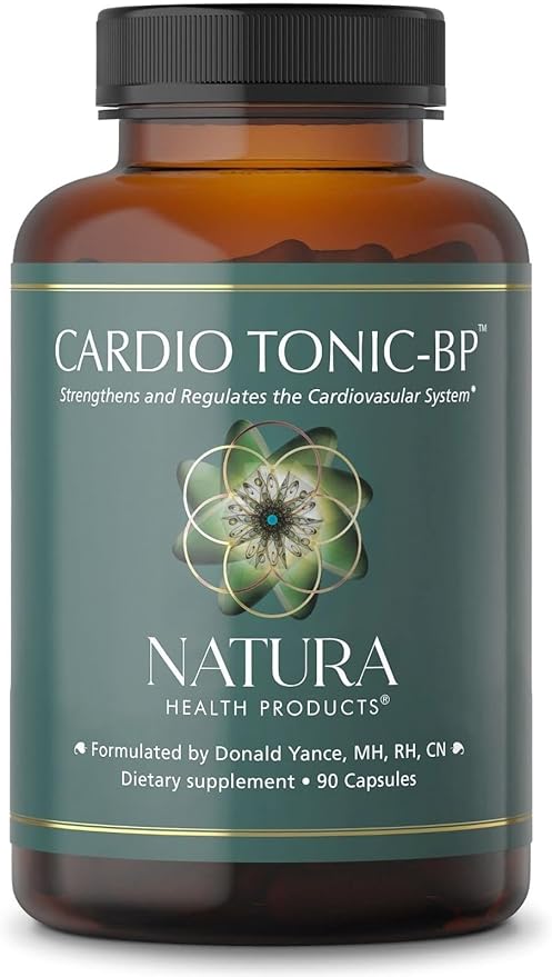 Natura Health Products Cardio Tonic-BP Supplement - Strengthens & Regulates The Cardiovascular System* - Featuring L-Citrulline, Hawthorn Leaf and Flower, Arjuna, & MegaNatural®-BP (90 Capsules)