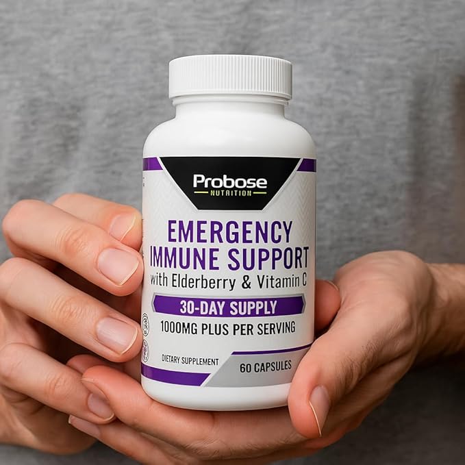 Emergency Immune Support 60 Capsules 30-Day Supply