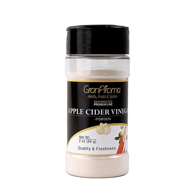GranAroma Apple Cider Vinegar Powder, 2 oz, Tangy Flavor, Chips & Dips, Seasoning Powder