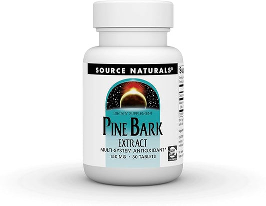 Source Naturals Pine Bark Extract - Multi-System Antioxidant* - 150mg - 30 Tablets