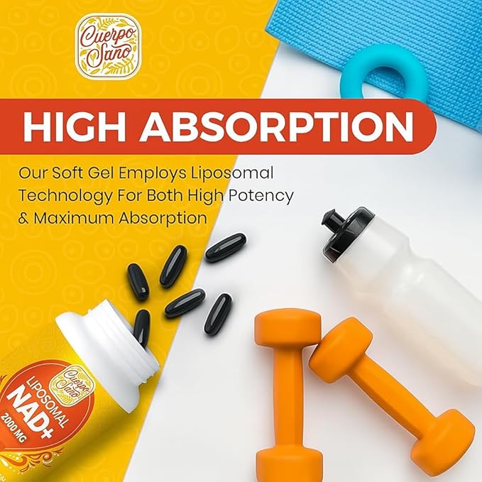 2000 MG NAD Supplement, Liposomal NAD+ with High Absorption, More Efficient Than Nicotinamide Riboside, Pure & Plus Boosting Supplement, Aging Defense, Metabolism & Cellular, 480 softgels