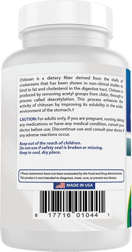 Best Naturals -- Chitosan -- 500 mg -- 120 Tablets