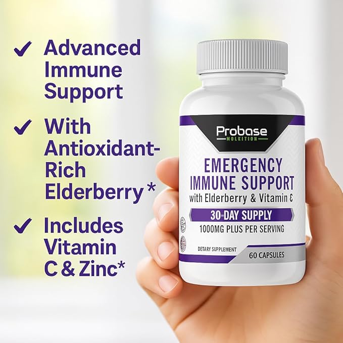 Emergency Immune Support 60 Capsules 30-Day Supply