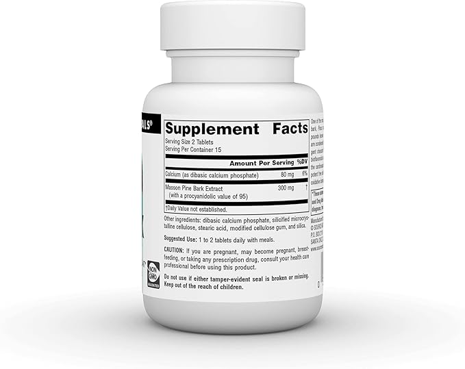 Source Naturals Pine Bark Extract - Multi-System Antioxidant* - 150mg - 30 Tablets