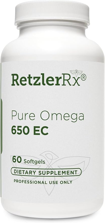HormoneSynergy® Omega 650 EC Fish Oil - 60 Enteric Coated Softgels - 3X's Greater Absorption* - MaxSimil® monoglyceride Fish Oil