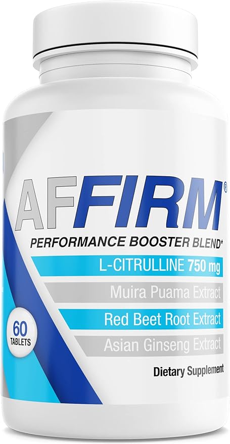 Affirm Science L-Citrulline Dietary Supplement 750mg 60 Tablets | Circulation and Male Performance | Created by Dr. Judson Brandeis