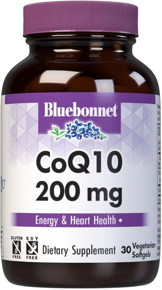 BlueBonnet CoQ-10 Vegetarian Softgels, 200 mg, 30 Count