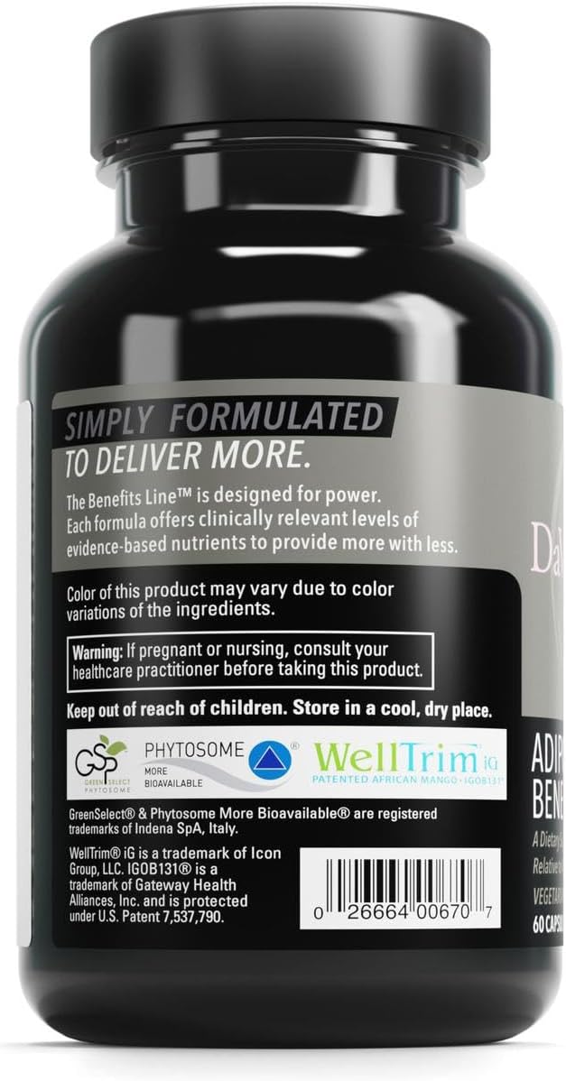 DAVINCI Labs Adipo-Leptin Benefits Dietary Supplement - Hormone Balance Support & Metabolism Support with Green Tea Extract, Green Coffee Bean Extract & More* - 60 Vegetarian Capsules (30 Servings)