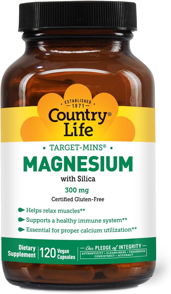 Target-Mins Magnesium with Silica 300 mg 120 Vegetarian Capsules