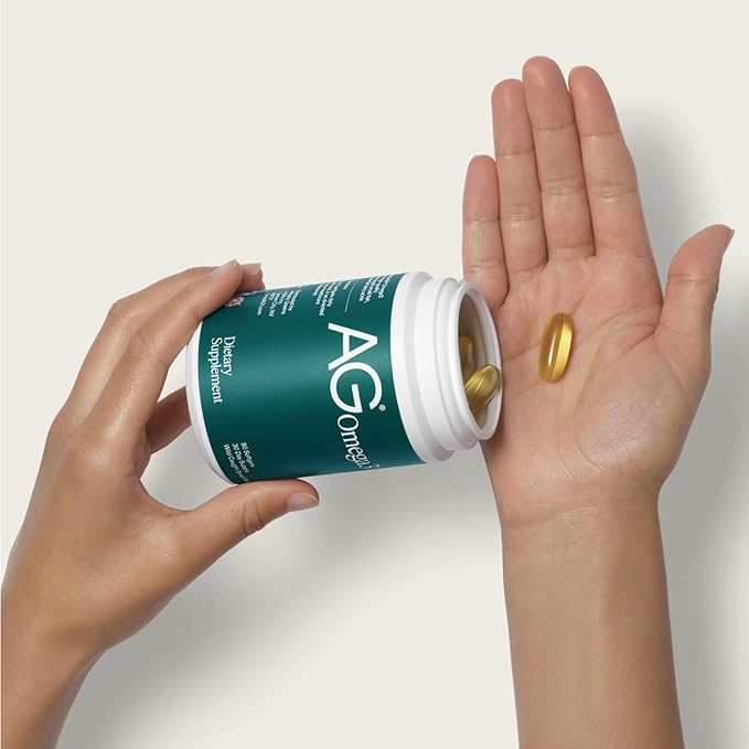 AG1 Omega 3 Fish Oil Softgels – 2000mg EPA & DHA from Wild-Caught Fish, Supports Heart, Brain & Joint Health | 90 Capsules | Athletic Greens Supplement