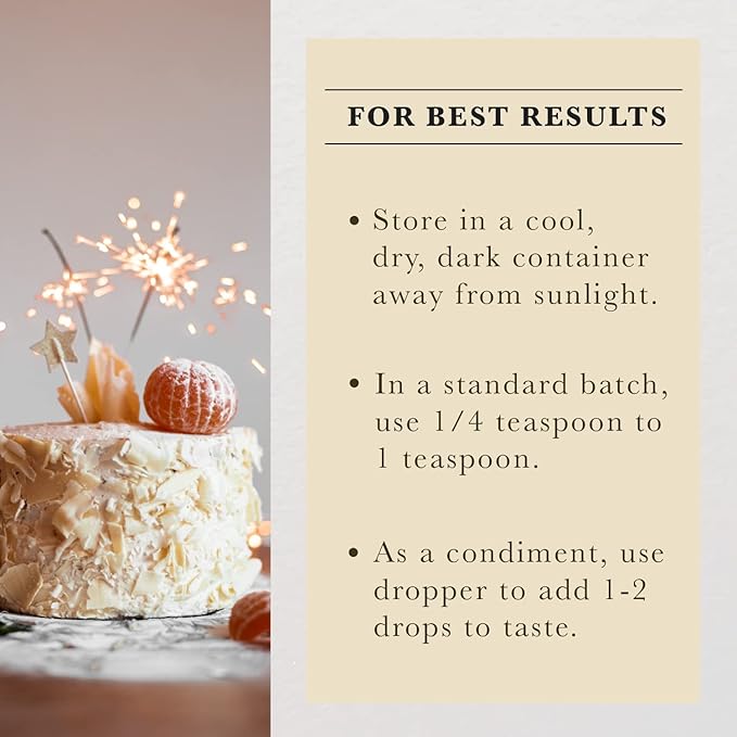 Cook's Pure Orange Extract From Florida Oranges | For Ice Cream, Cakes, Breads, Cookies and Drinks, 4 oz