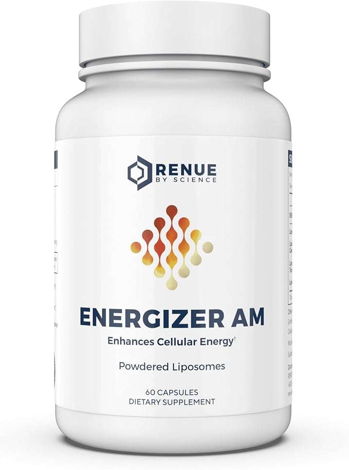Energizer AM | Liposomal Resveratrol Hesperidin & Green Tea Supplement | 60 Capsules with Trans Resveratrol (65mg) Hesperidin (150mg) Green Tea Extract (35mg) - Non-GMO | Made in USA