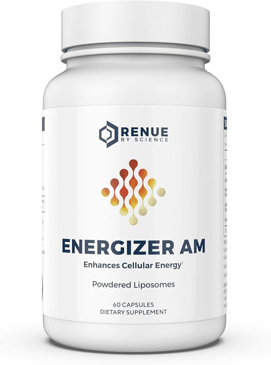 Energizer AM | Liposomal Resveratrol Hesperidin & Green Tea Supplement | 60 Capsules with Trans Resveratrol (65mg) Hesperidin (150mg) Green Tea Extract (35mg) - Non-GMO | Made in USA