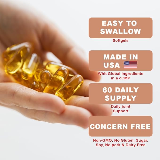 Omega 3 Fish Oil – Lemon-Flavored Softgels with EPA & DHA for Brain, Heart, and Wellness Support – Easy-to-Digest, No Fish Burps – 120 Softgels, Pack of 2