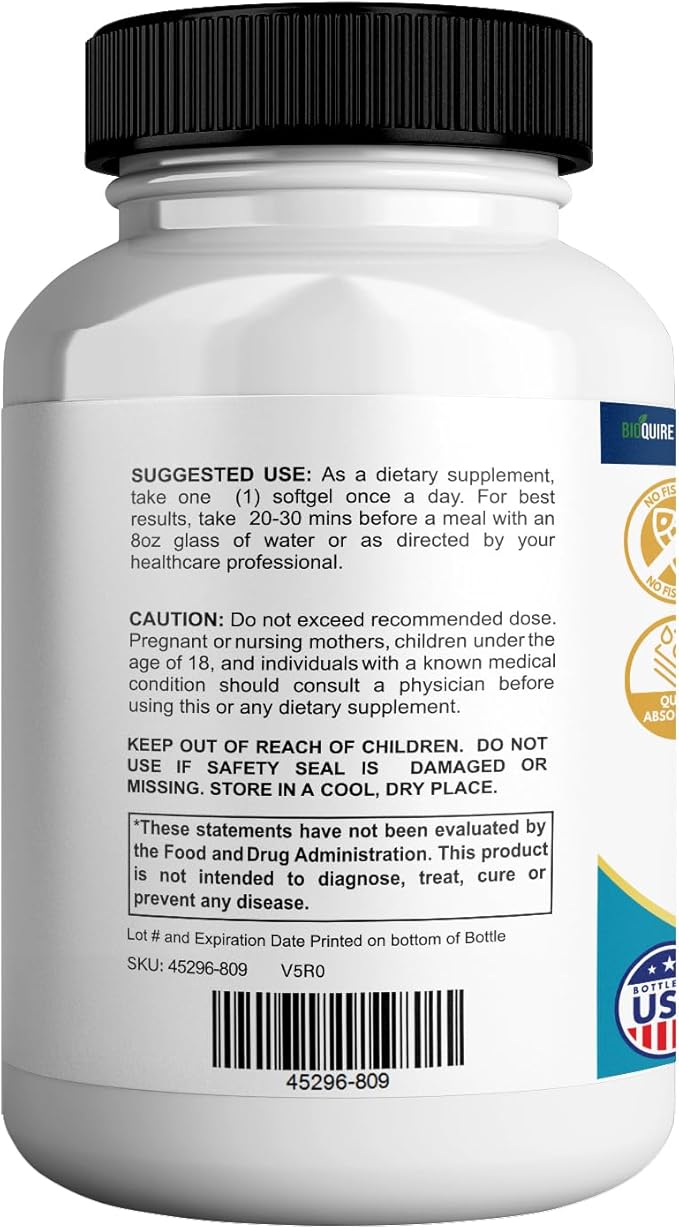 Northern Naturals Omega 3 Krill Oil for Men, 500mg, 30 Softgels, Fish-Free Taste, Supports Eye, Brain and Joint Health (3)