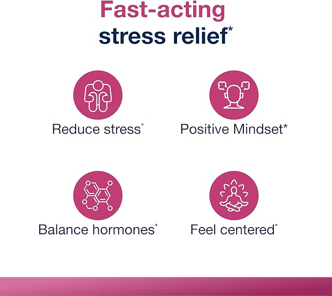 Metagenics HerWellness Rapid Stress Relief - Women's Stress Support Supplement with Saffron, L-Theanine & Vitamin B6* - Mixed Berry Flavor, 30 Soft Chews