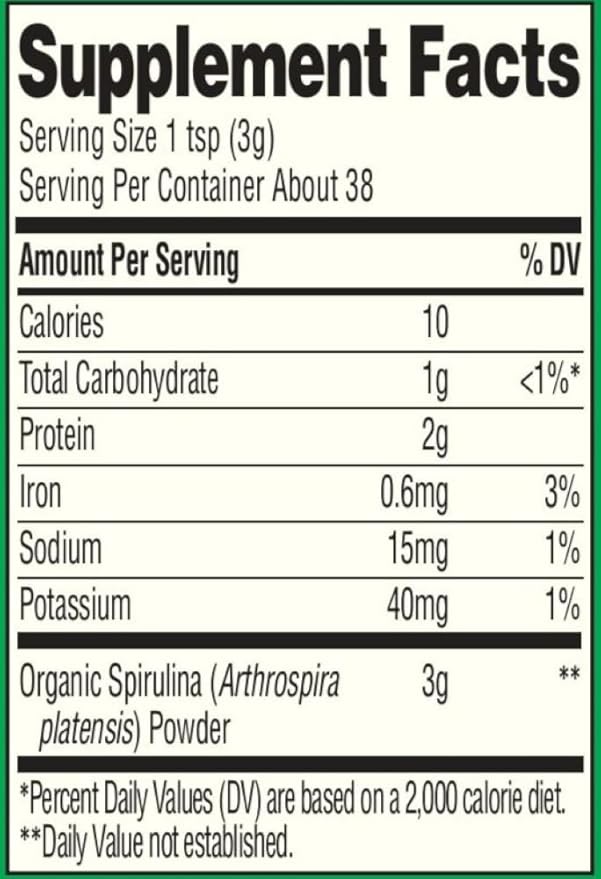 365 by Whole Foods Market, Organic Spirulina Superfood Powder, 4 Ounce