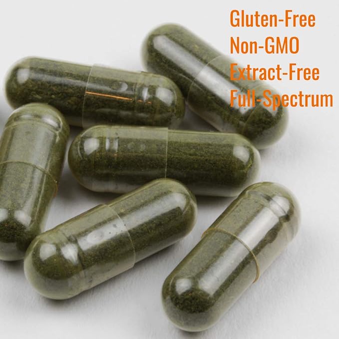 Immortalitea Gynostemma Capsules (Jiaogulan) - Whole Leaf Full Spectrum - Natural Adaptogen & AMPK Activator Supplement - Veggie Capsules - 100 Count, 500mg