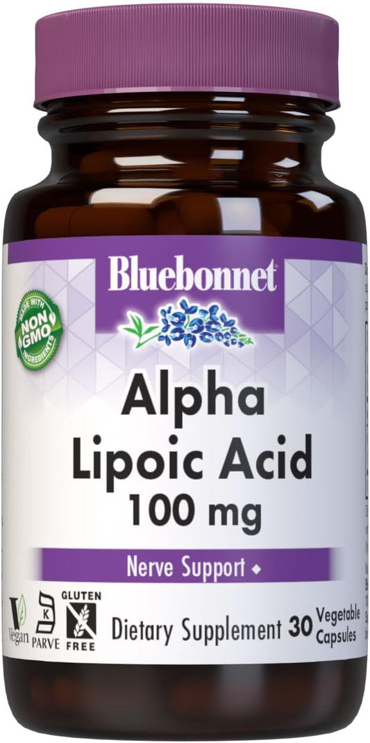 BLUEBONNET NUTRITION ALPHA LIPOIC ACID 100 mg