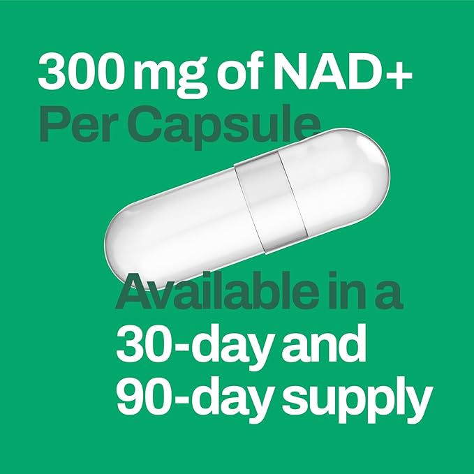 NiaMax NAD+ Supplement – 300mg Niacinamide Riboside per Capsule – High-Potency NAD+ Precursor for Energy, Healthy Aging & Metabolic Function – Vegan, Non-GMO, Gluten-Free (90 Capsules)