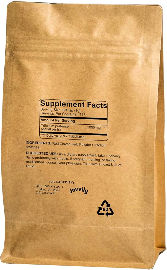 Red Clover Herb Powder - 4 oz - Always Pure - No Fillers Or Additives - Herbal Supplement Powder