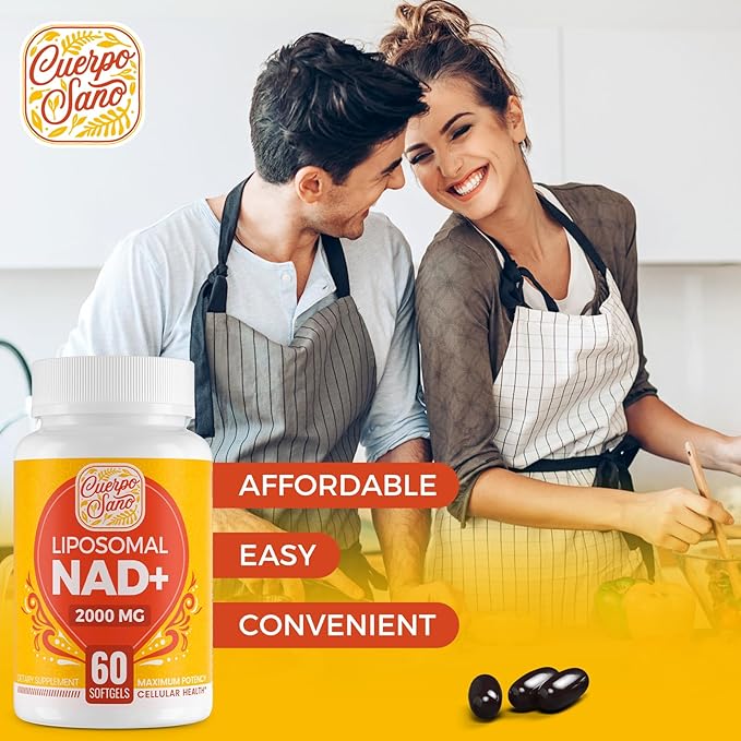 2000 MG NAD Supplement, Liposomal NAD+ with High Absorption, More Efficient Than Nicotinamide Riboside, Pure & Plus Boosting Supplement, Aging Defense, Metabolism & Cellular, 600 softgels