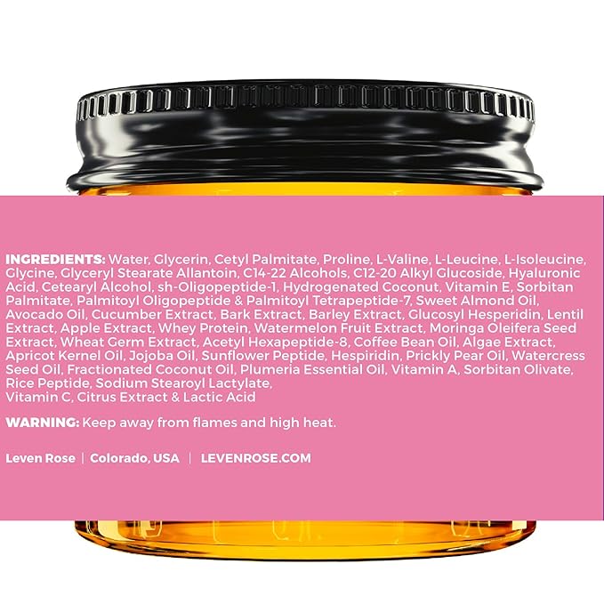 Leven Rose Lifting Coffee Eye Cream with Caffeine 1 oz - Natural Solution for Dark Circles and Puffiness - Firming Anti-Aging Under Eye Treatment