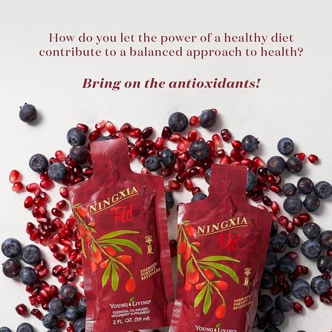Young Living Ningxia Red Supplement - Fortify & Revitalize - 30 Pack, 2 fl oz Each