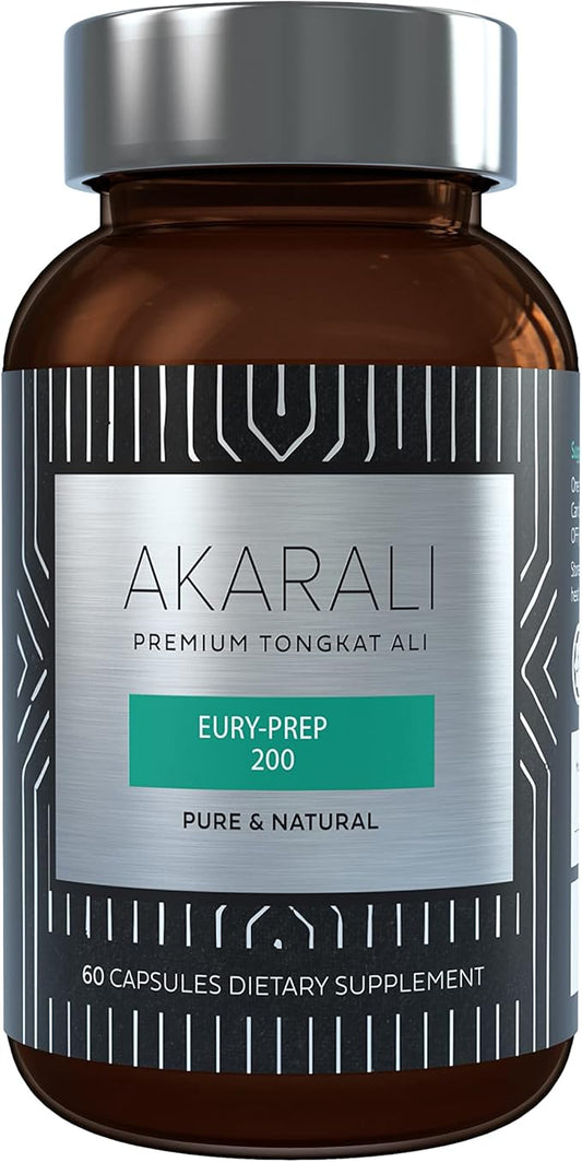 Pure Tongkat Ali Longjack 200:1 Highly Concentrated 1.5% Eurycomanone US Patented Physta® Freeze-Dried Extraction Technology Supports Strength, Energy and Performance (60 Count)
