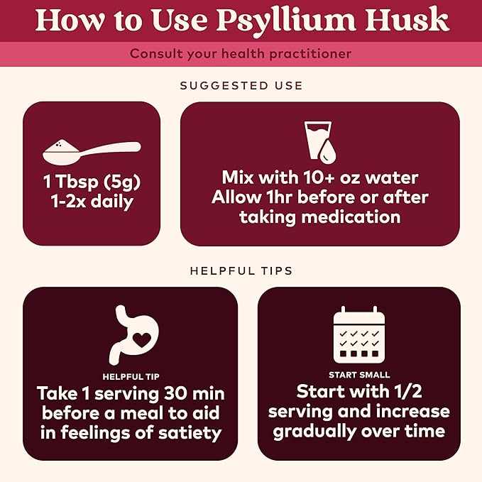 ORGANIC INDIA Whole Psyllium Husk Powder Organic - Psyllium Husk Fiber Supplement, Digestion Support, Vegan, Gluten-Free, Non-GMO, Soluble & Insoluble Fiber Source - 12 oz (Pack of 1)