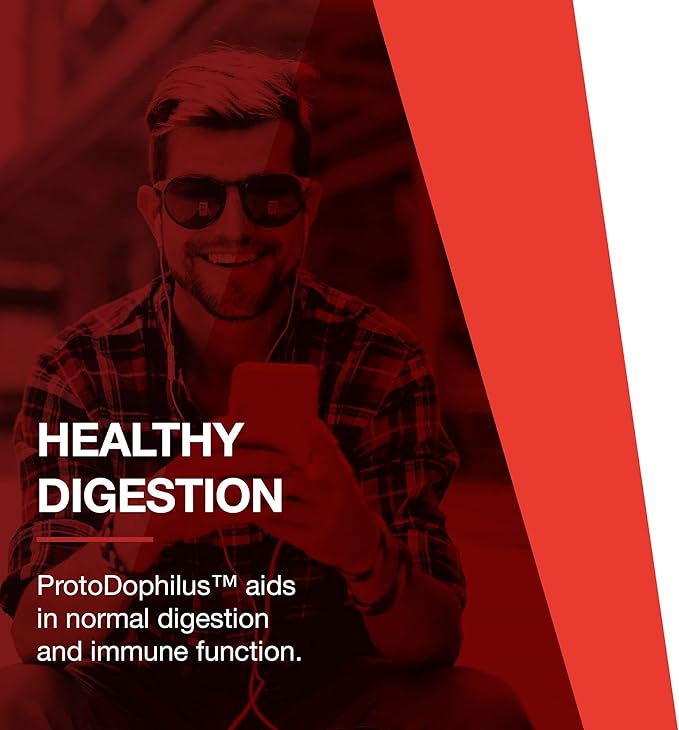 PROTOCOL FOR LIFE BALANCE Proto Dophilus 25 Billion 10 Strains - Support Digestive Gut Health Immune System & Detox - Dairy, Wheat, Soy & Gluten Free - Vegan & Nut Free - 50 Veg Capsules