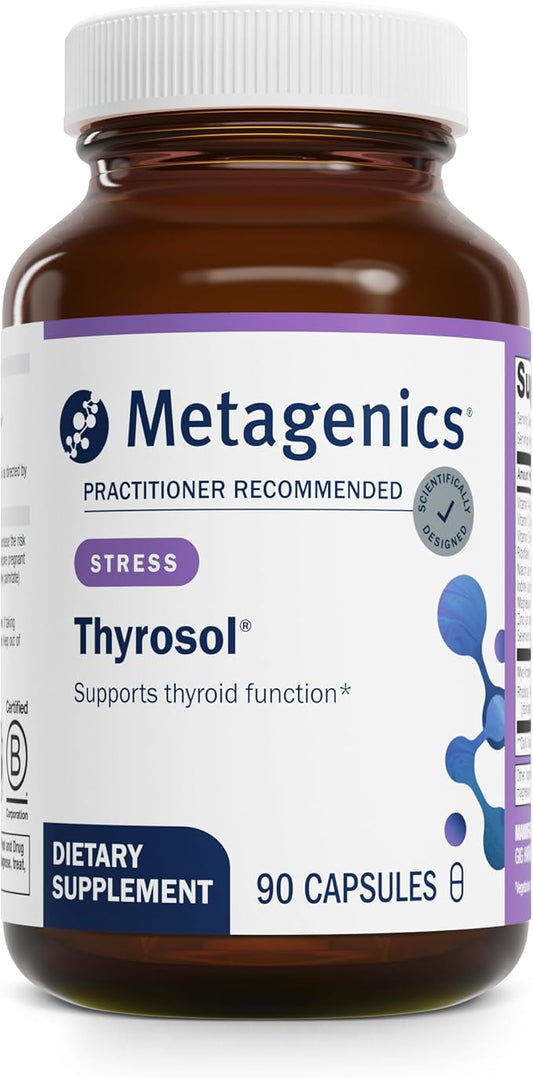 Metagenics Thyrosol - Vitamin and Mineral Supplement to Support Healthy Thyroid Function and Stress Related Fatigue - 90 Capsules