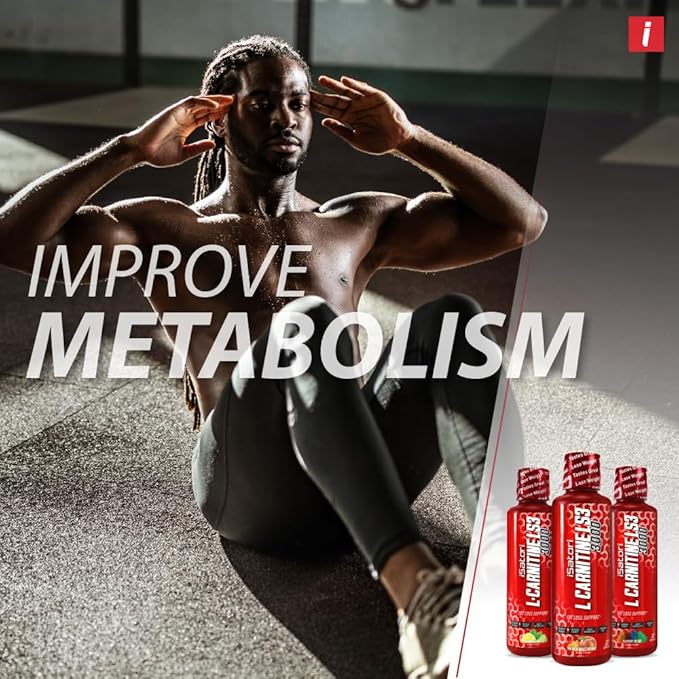 iSatori L-Carnitine LS3 3000, Liquid L-Carnitine with Acetyl L-Carnitine, L-Carnitine L-Tartrate, Stimulant Free Pre Workout, No Calories, Sugar, Gluten, Keto-Friendly, Peach Nectarine (32 Servings)