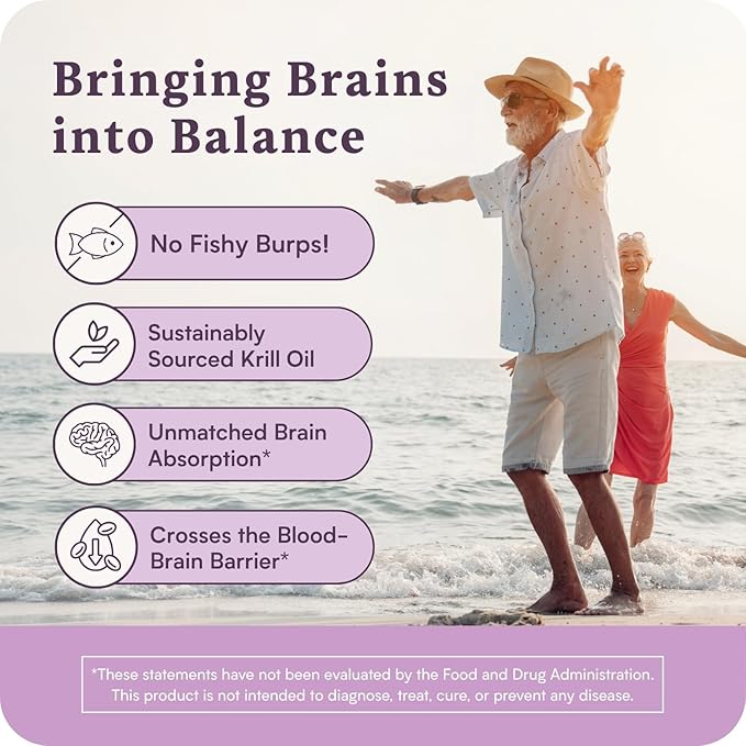 Omega 110 w/LYSOVETA LPC | EPA & DHA Supplements for Brain & Retina Health | Focus, Attention, Memory, Mood & Vision | 6X Higher Absorption Than Fish Oil | High Potency Omega-3 LPC-DHA