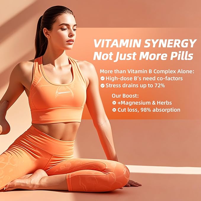 Super B-Complex Liquid Drops | B12 Methylcobalamin + Methyl Folate | B Vitamins Complex w/B3,B5,B6,B7, Ashwagandha & L-Theanine for Energy, Focus & Immunity, Vegan Strawberry 2fl Oz
