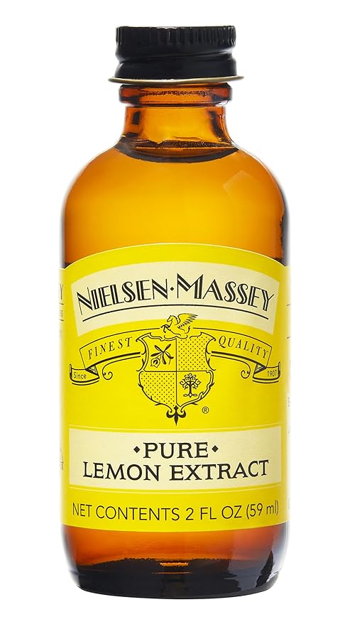 Nielsen-Massey Pure Lemon Extract for Baking and Cooking, 2 Ounce Bottle