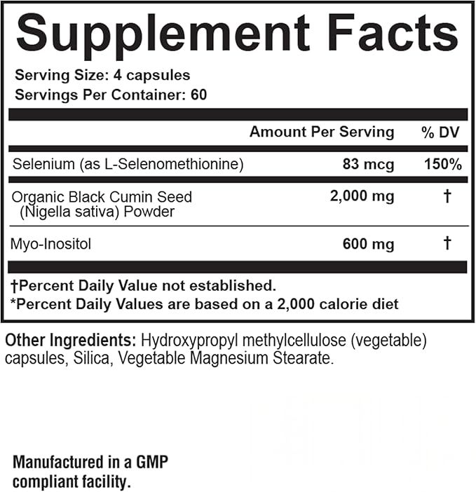 Dr. Westin Childs Hashimoto’s Ab Rx | Organic Black Cumin Seed Nigella Sativa for Immune, Thyroid Antibody Support, Digestion, TPO & Thyroglobulin, Omega 6, 7, 8, Thymoquinone, Selenium - 120 ct